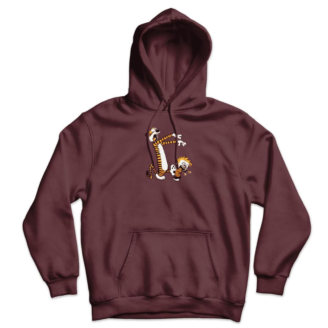 Calvin and Hobbes Playing Zombies Unisex Hoodie-3