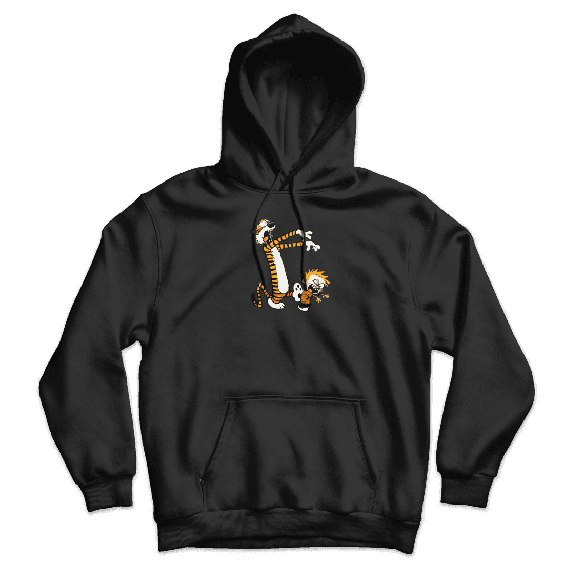 Calvin and Hobbes Playing Zombies Unisex Hoodie-1