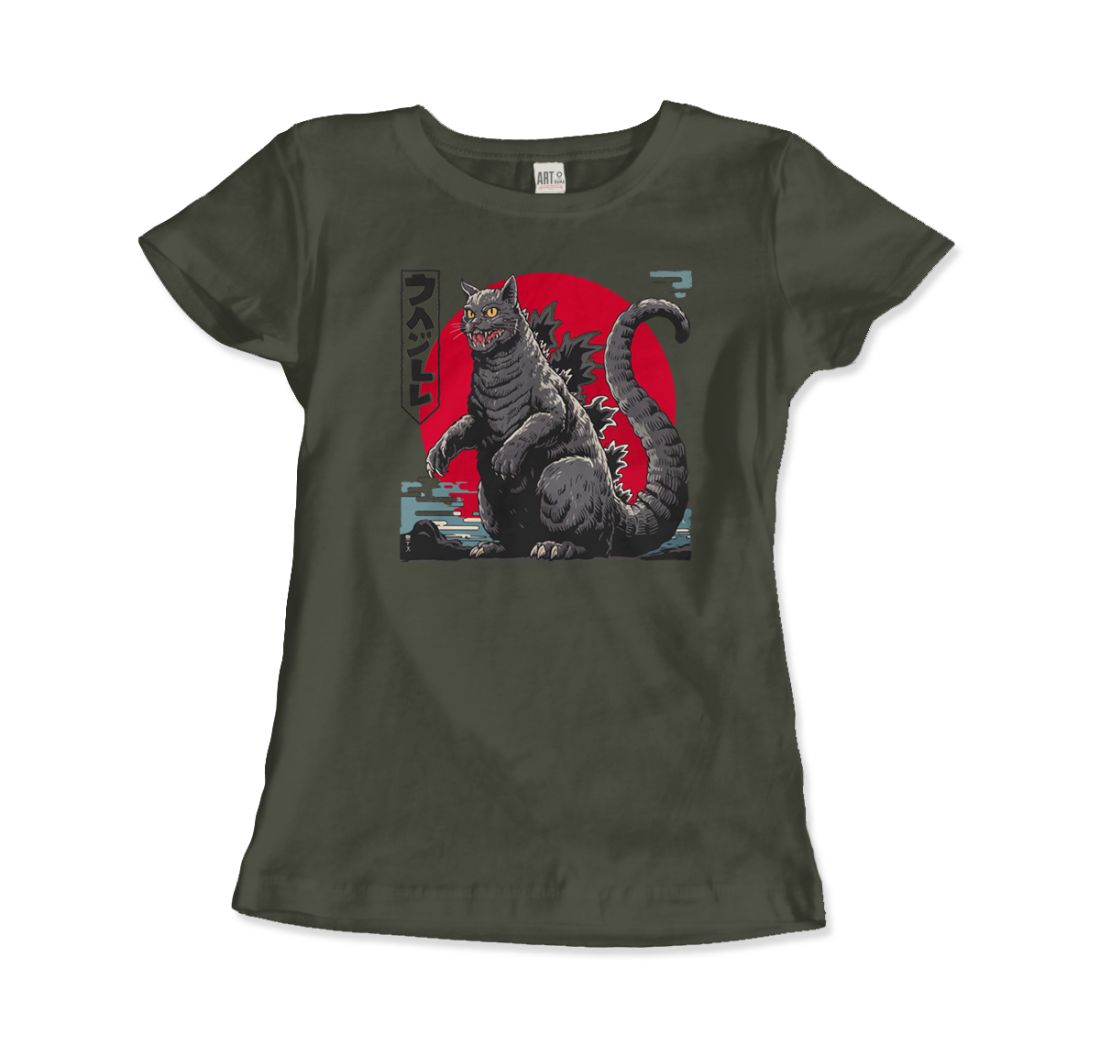 Catzilla: The Ultimate Feline T-Shirt-4