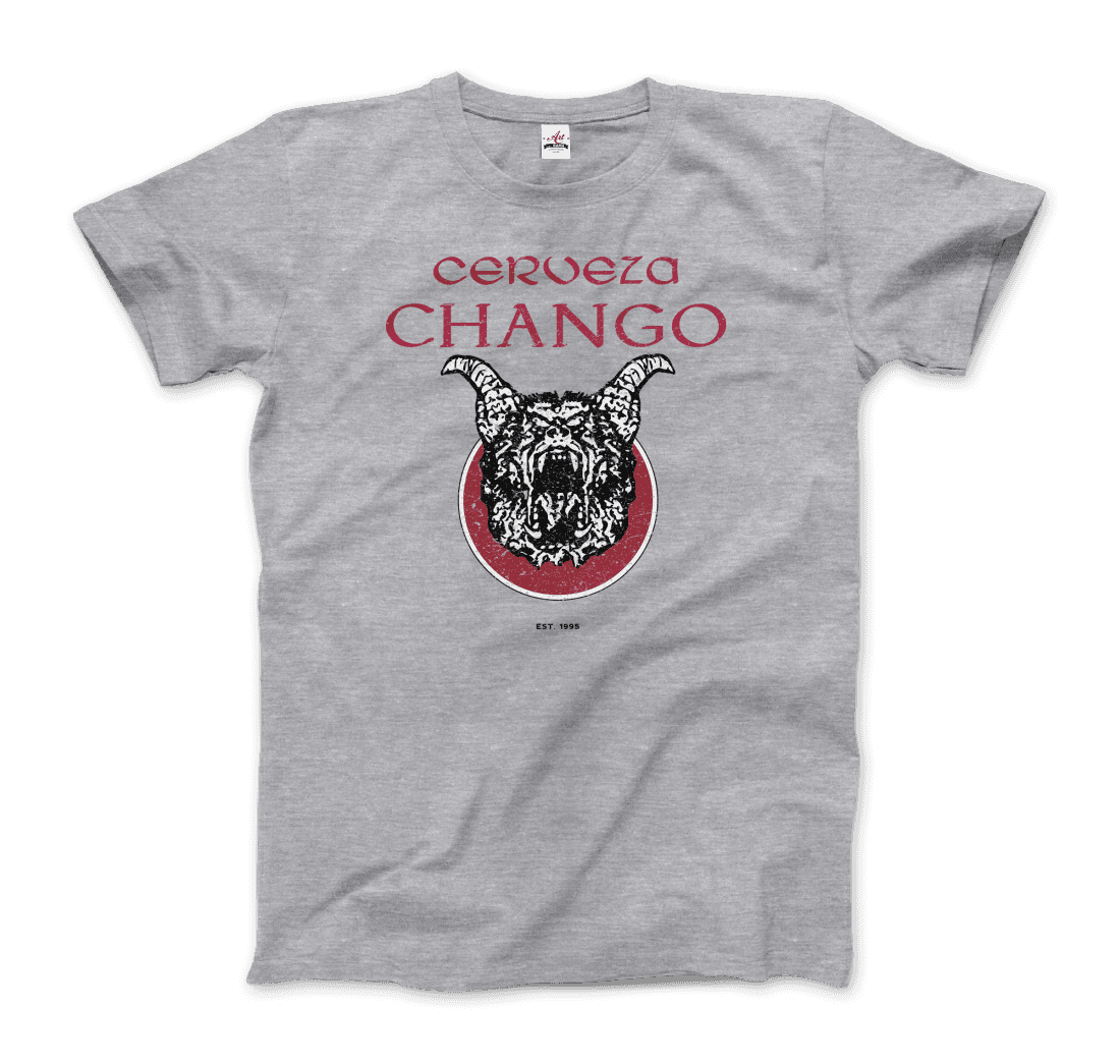 Cerveza Chango - Distressed Artwork T-Shirt-7