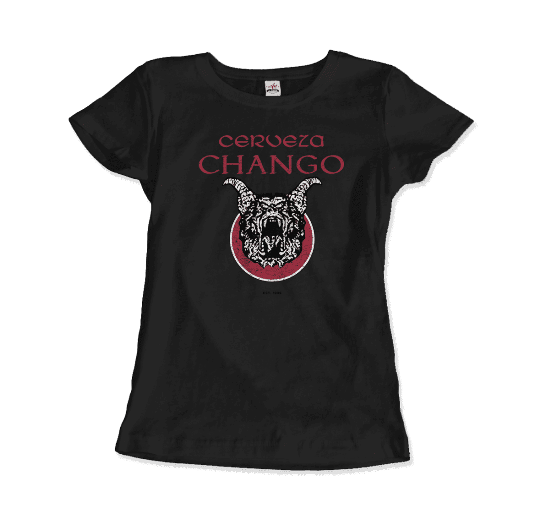 Cerveza Chango - Distressed Artwork T-Shirt-4