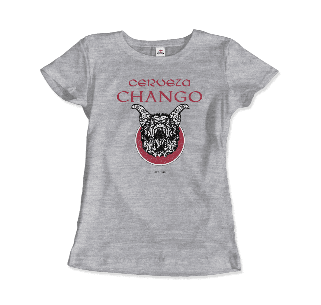 Cerveza Chango - Distressed Artwork T-Shirt-11