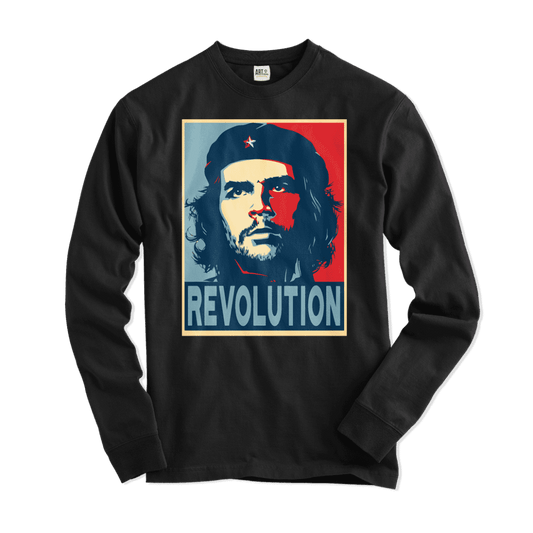 Che Guevara Revolution, Hope Style Long Sleeve Shirt-0