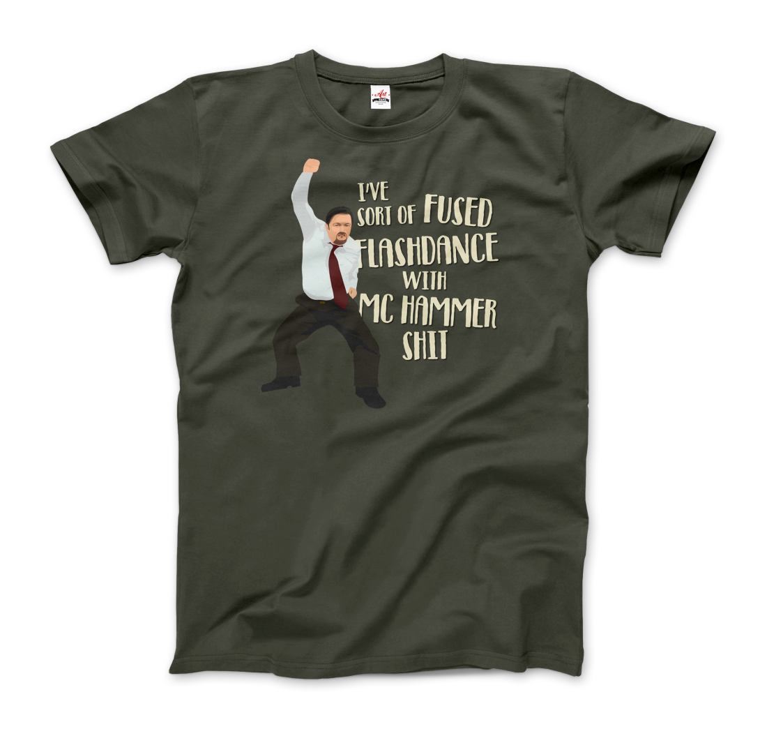 David Brent Classic Dance, from The Office UK T-Shirt-10