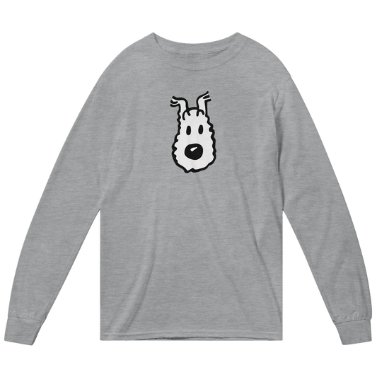 Snowy (Milou), Wire Fox Terrier from Tintin Long Sleeve Shirt-0