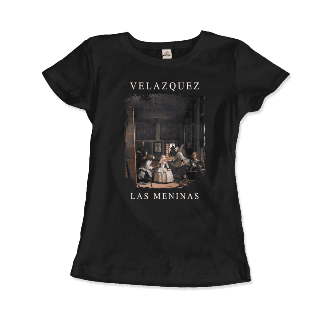 Diego Velazquez - Las Meninas (Ladies-in-Waiting), 1656 Artwork T-Shirt-1