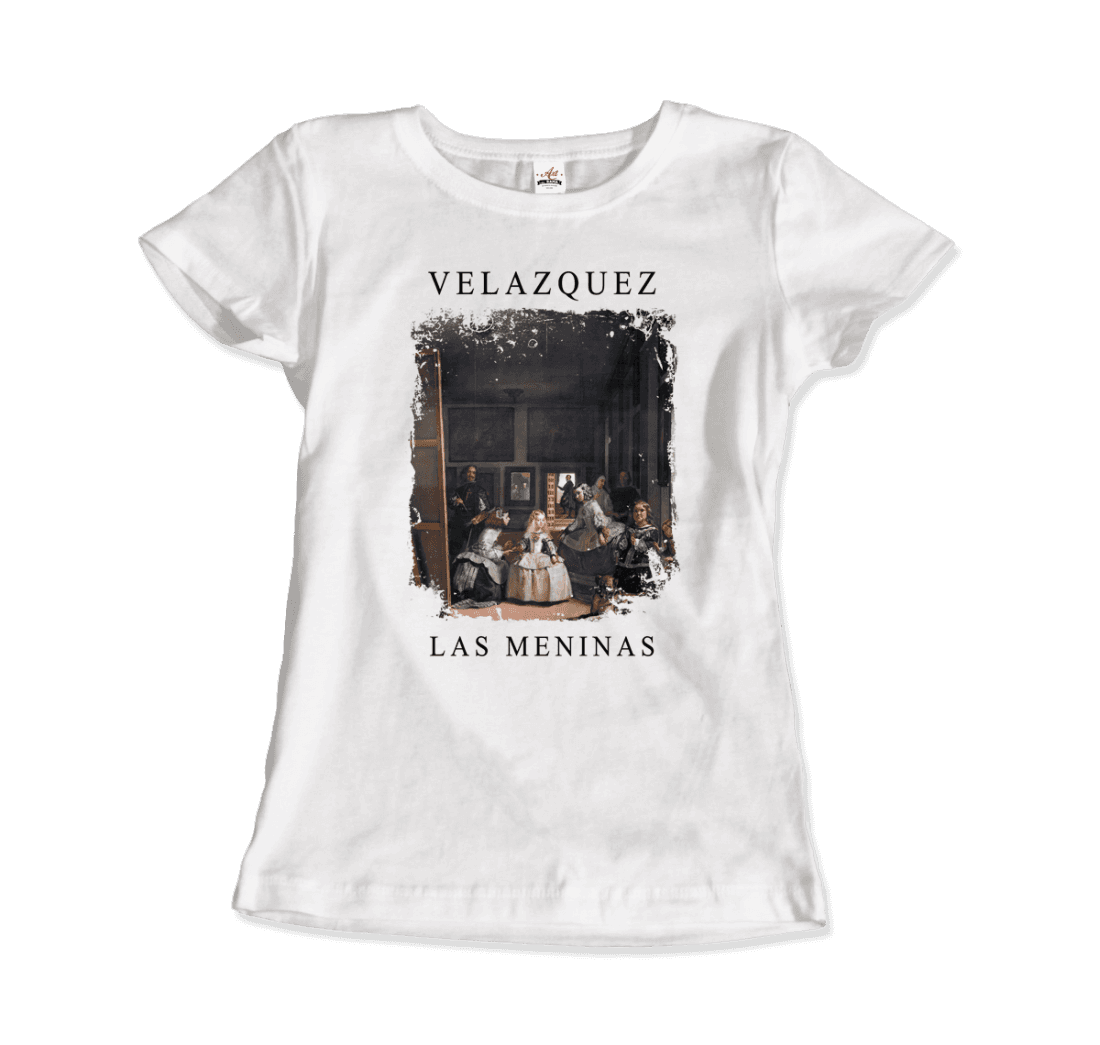 Diego Velazquez - Las Meninas (Ladies-in-Waiting), 1656 Artwork T-Shirt-3