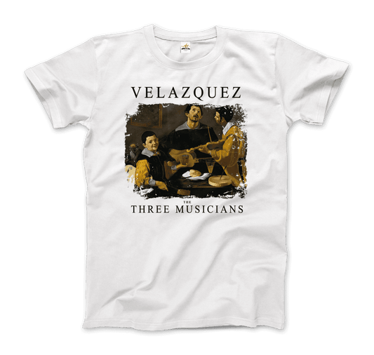 Diego Velazquez - The Three Musicians, 1622 Artwork T-Shirt-0