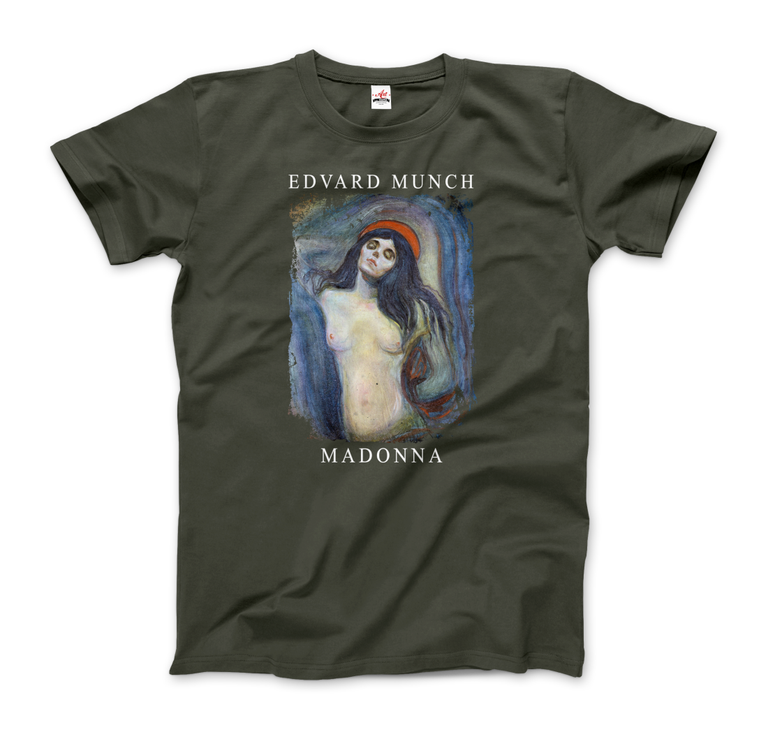 Edvard Munch - Madonna, 1894 Artwork T-Shirt-0