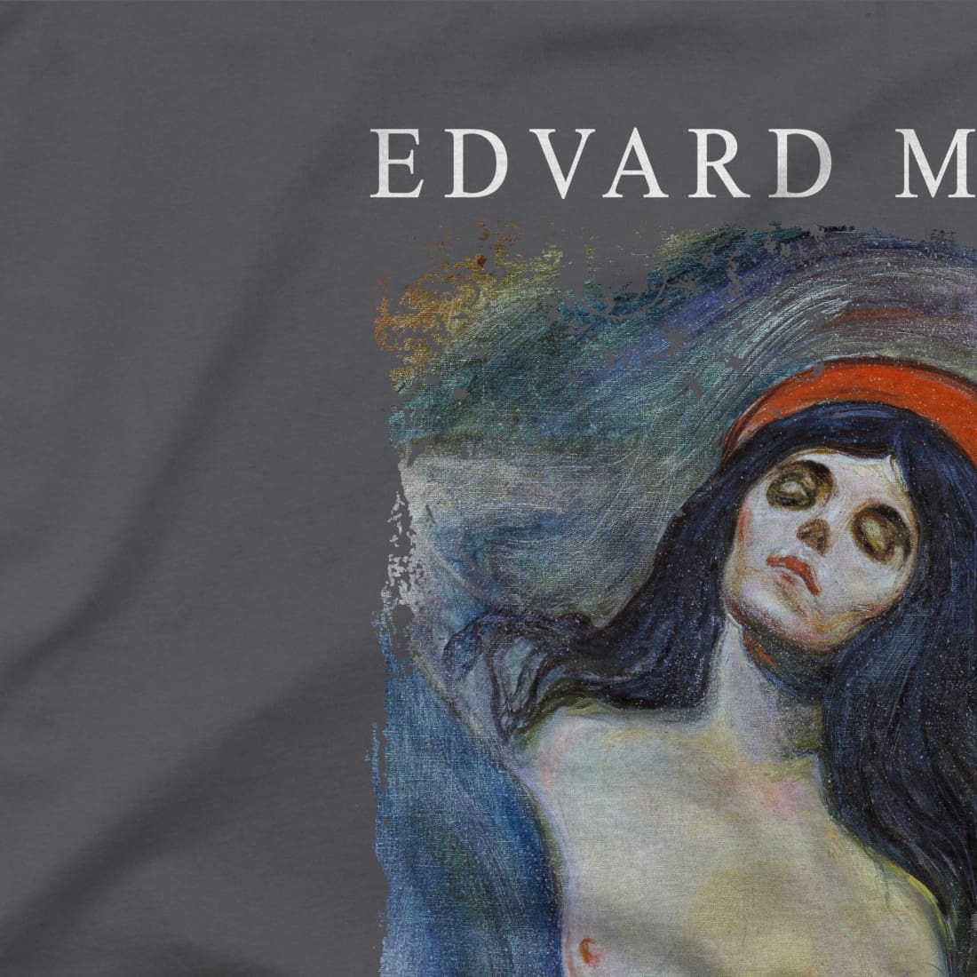 Edvard Munch - Madonna, 1894 Artwork T-Shirt-2