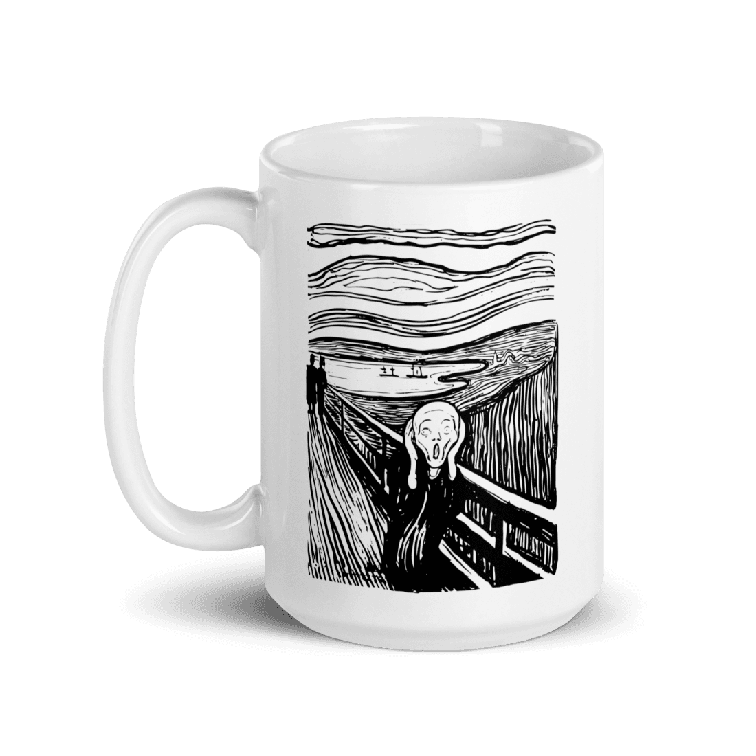 Edvard Munch - The Scream - Sketch Artwork Mug-4