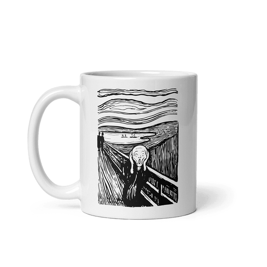 Edvard Munch - The Scream - Sketch Artwork Mug-0