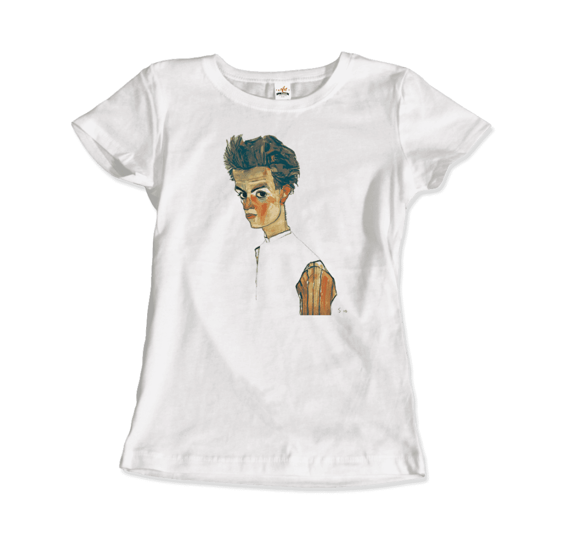 Egon Schiele Self-Portrait, Art T-Shirt-2