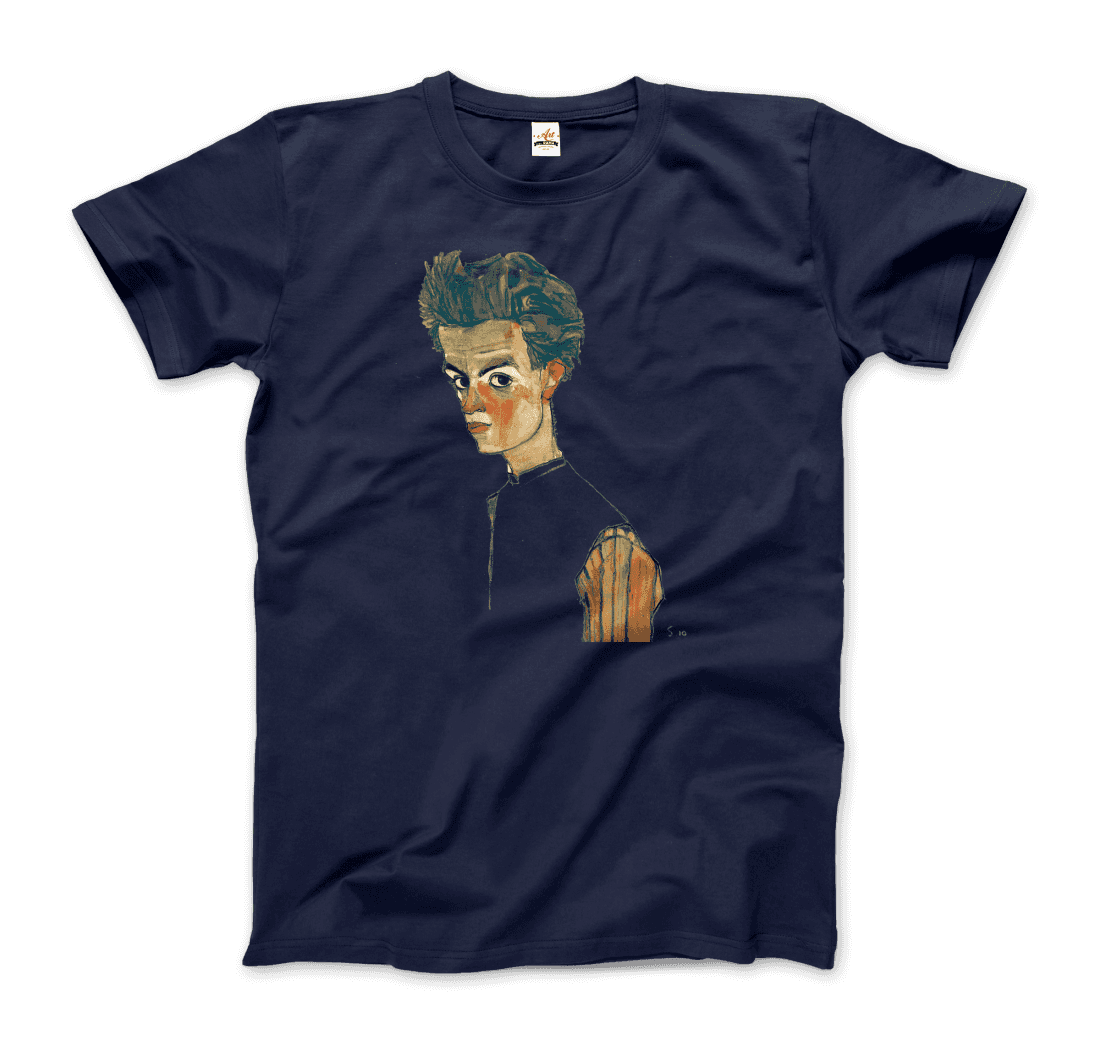 Egon Schiele Self-Portrait, Art T-Shirt-8