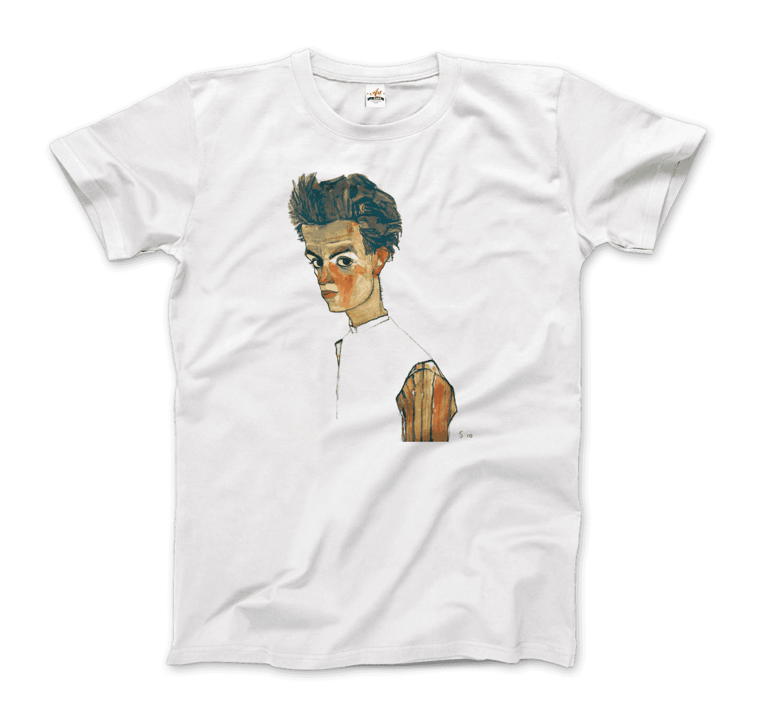 Egon Schiele Self-Portrait, Art T-Shirt-0