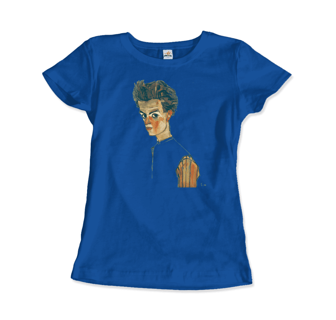 Egon Schiele Self-Portrait, Art T-Shirt-17