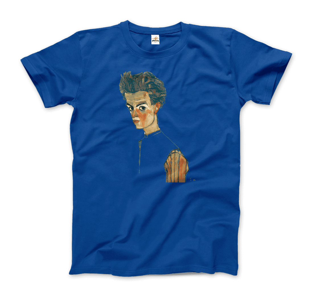 Egon Schiele Self-Portrait, Art T-Shirt-10