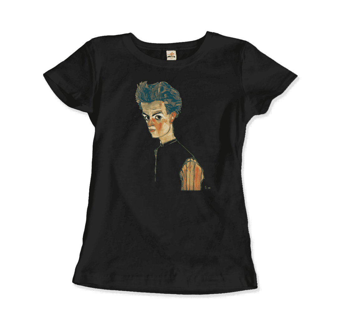 Egon Schiele Self-Portrait, Art T-Shirt-4