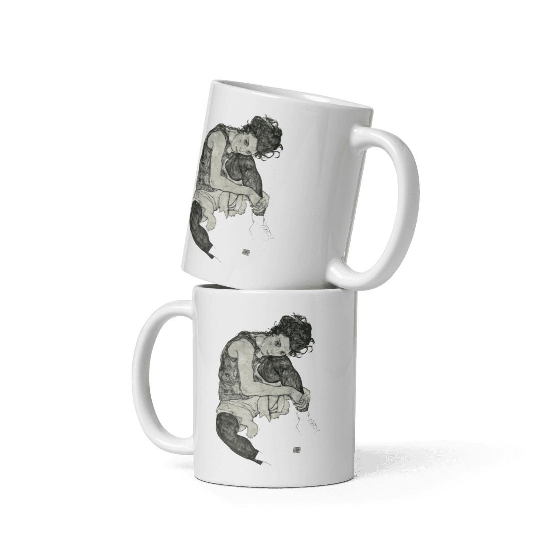 Egon Schiele Zeichnungen I (Drawings 1) 1917 Art Mug-1