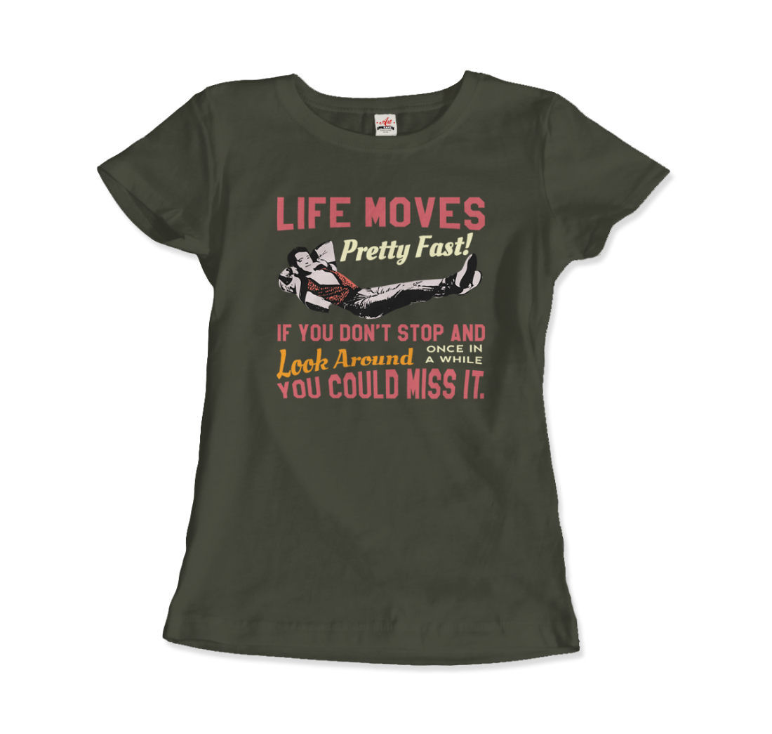 Ferris Bueller's Day Off Life Moves Pretty Fast T-Shirt-9