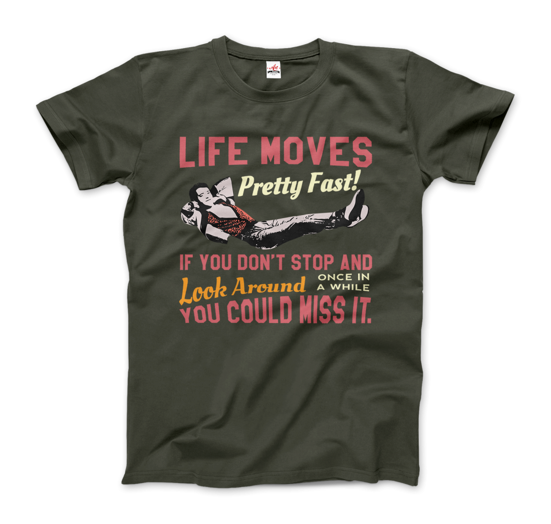 Ferris Bueller's Day Off Life Moves Pretty Fast T-Shirt-6