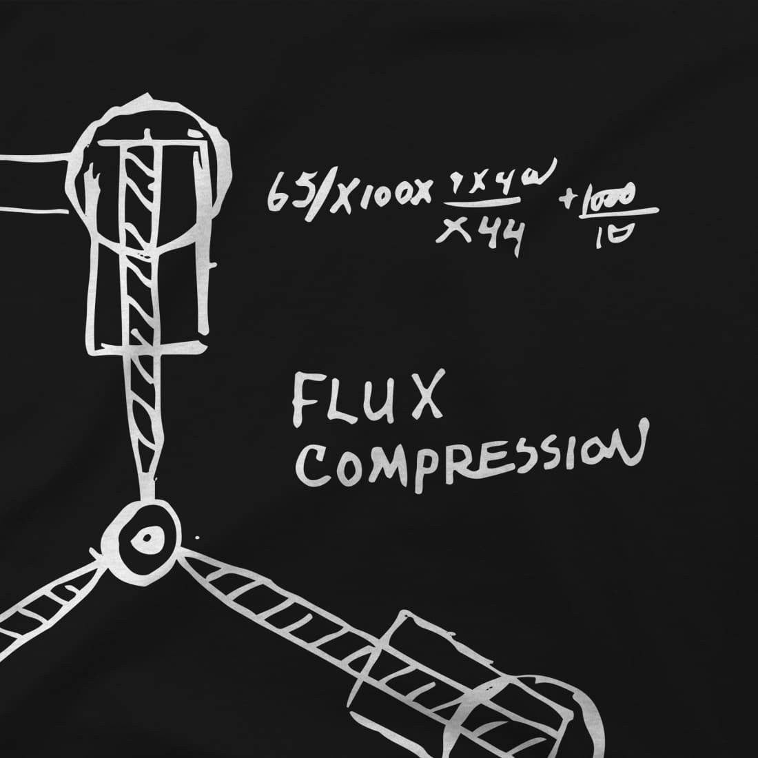 Flux Capacitor Sketch from Back to the Future T-Shirt-1