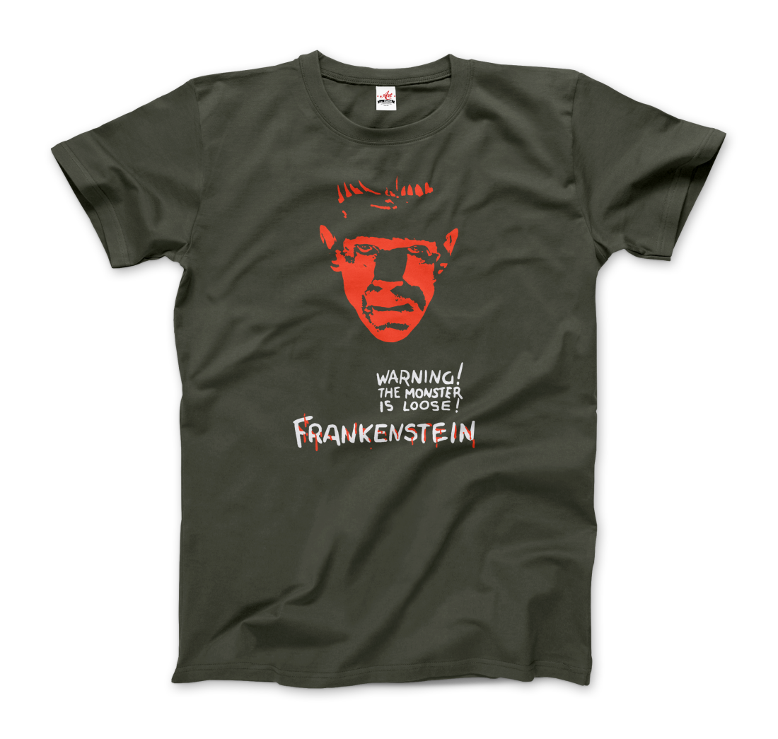 Frankenstein - 30s Sci-Fi Horror Movie T-Shirt-3