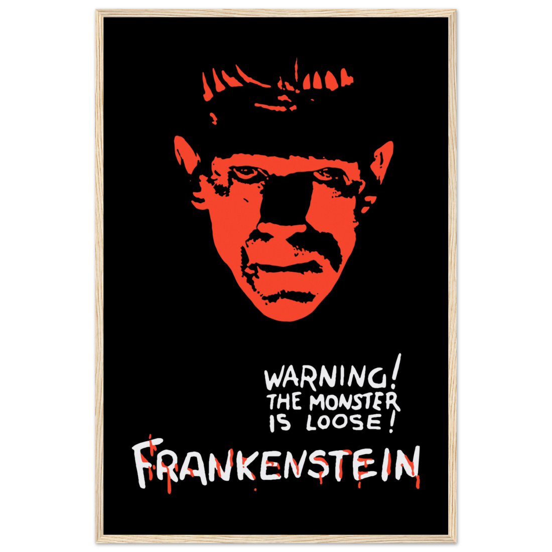 Frankenstein - 30s Sci-Fi Horror Movie Poster-0