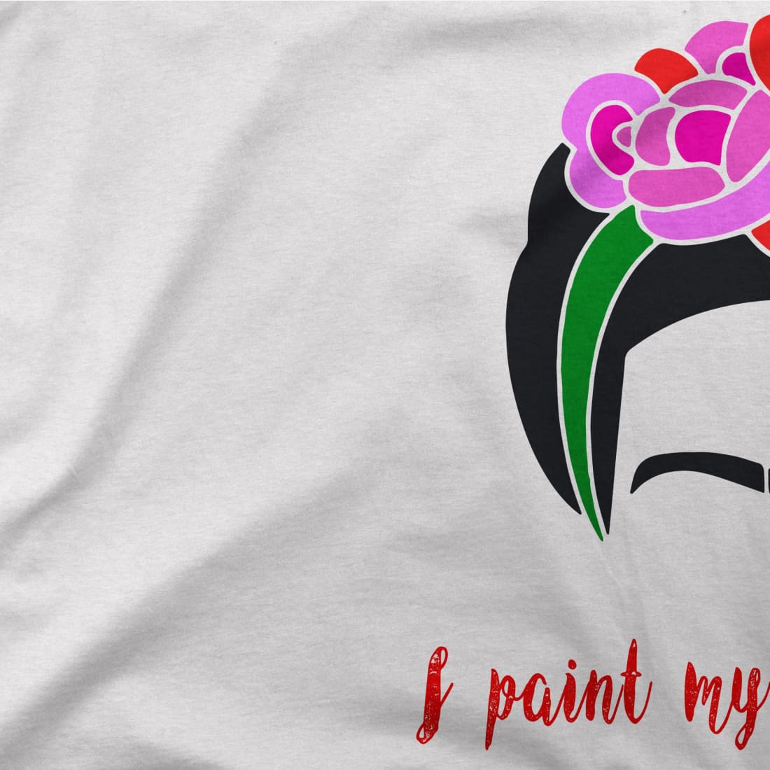 Frida Kahlo - I Paint My Own Reality - Quote T-Shirt-2