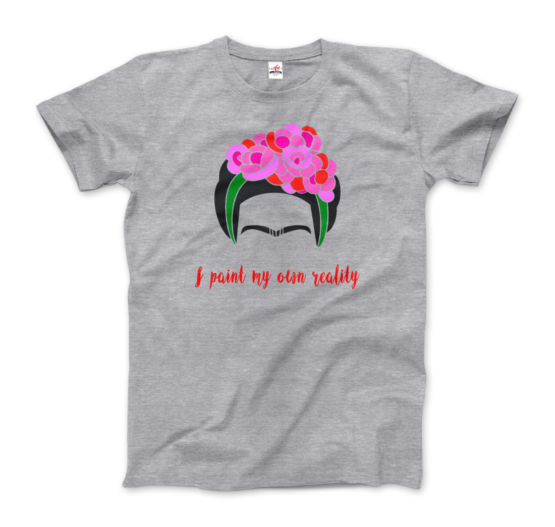 Frida Kahlo - I Paint My Own Reality - Quote T-Shirt-5