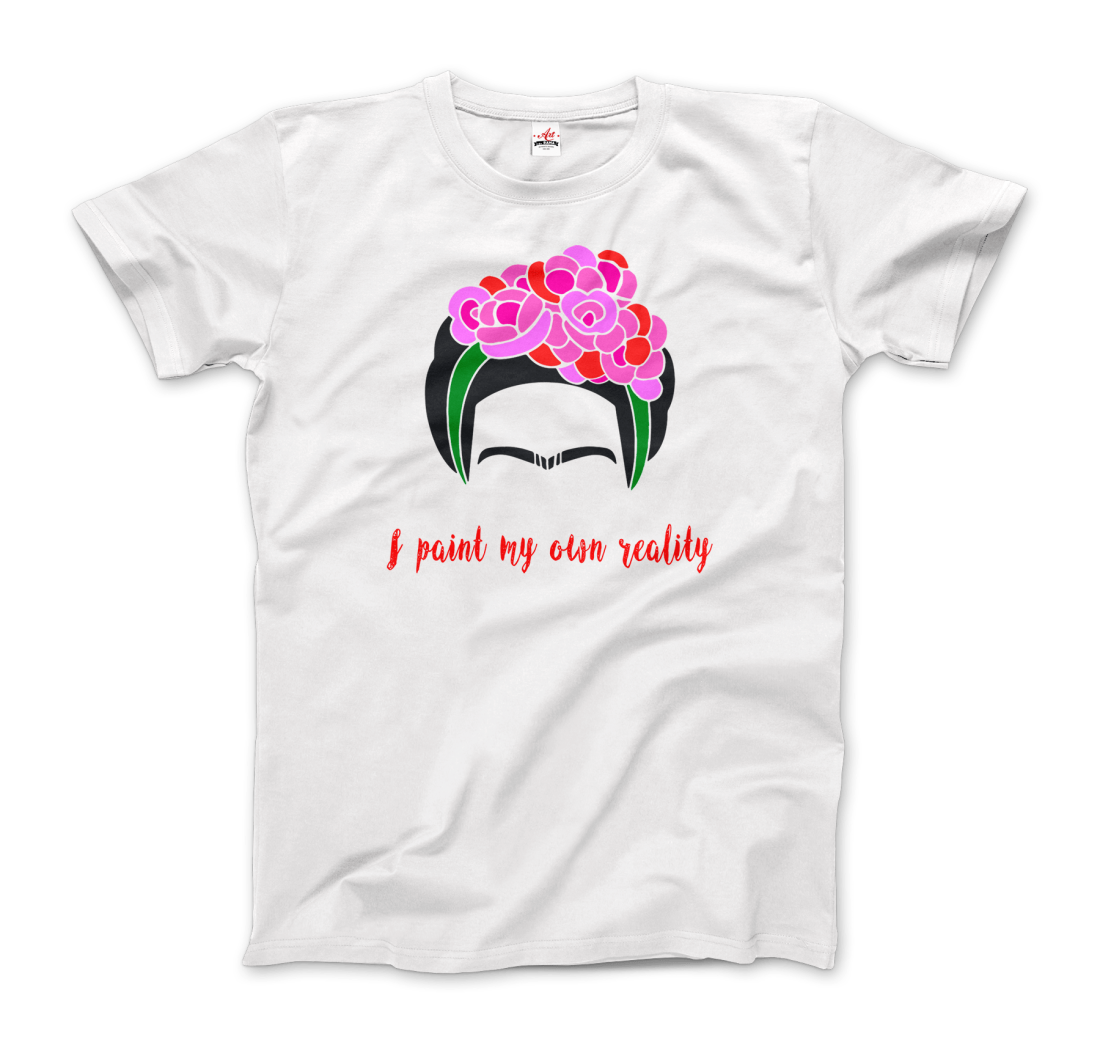 Frida Kahlo - I Paint My Own Reality - Quote T-Shirt-0