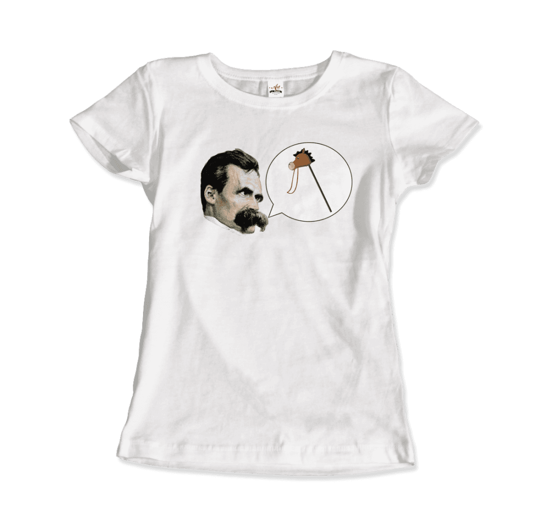 Friedrich Nietzche - Turin Horse Comic Style T-Shirt-4