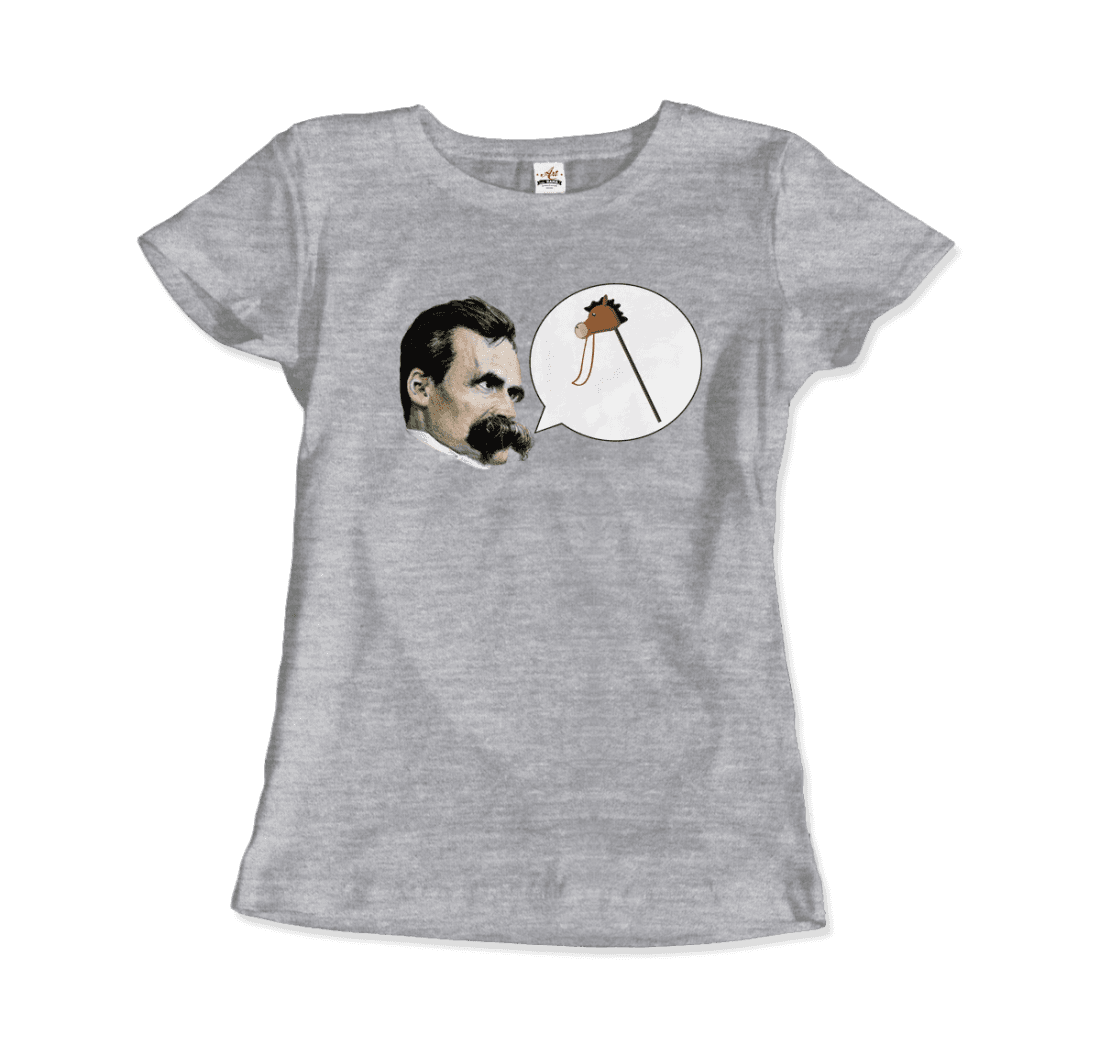 Friedrich Nietzche - Turin Horse Comic Style T-Shirt-15