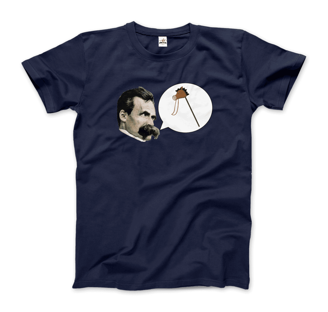 Friedrich Nietzche - Turin Horse Comic Style T-Shirt-9