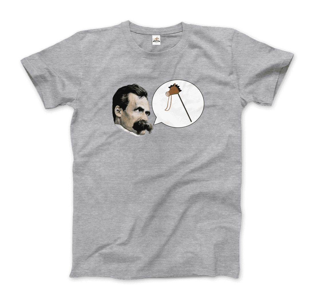 Friedrich Nietzche - Turin Horse Comic Style T-Shirt-8