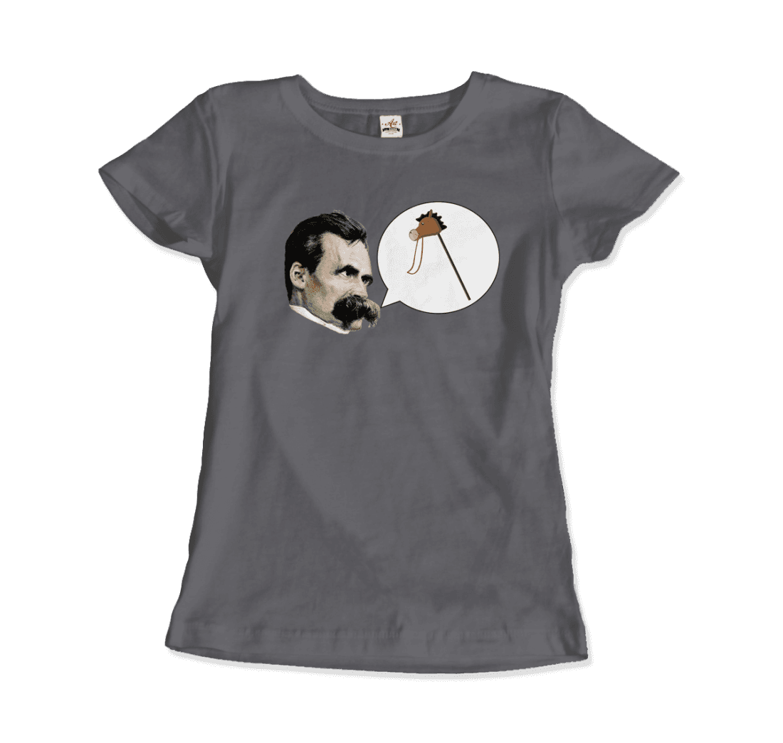 Friedrich Nietzche - Turin Horse Comic Style T-Shirt-2