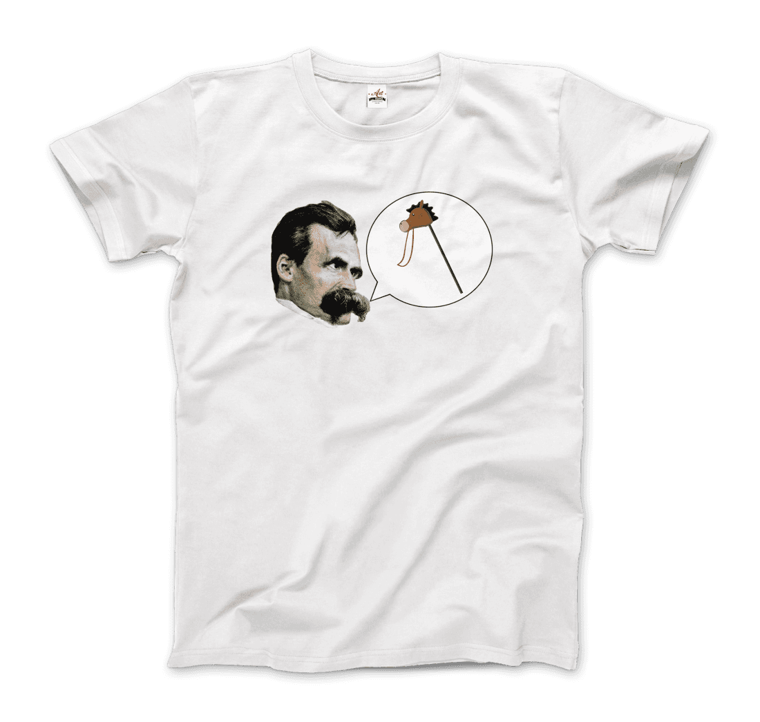 Friedrich Nietzche - Turin Horse Comic Style T-Shirt-3