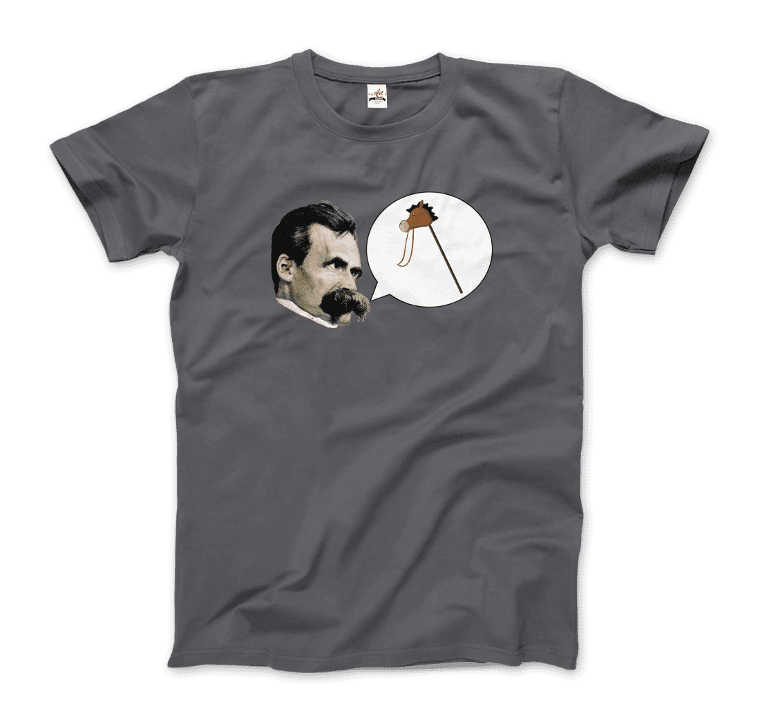 Friedrich Nietzche - Turin Horse Comic Style T-Shirt-5