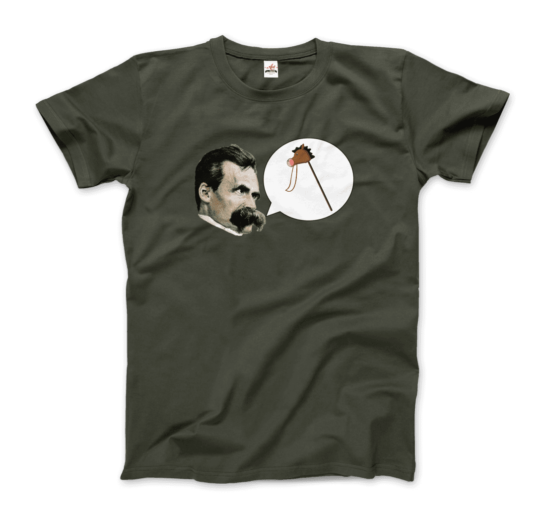 Friedrich Nietzche - Turin Horse Comic Style T-Shirt-10