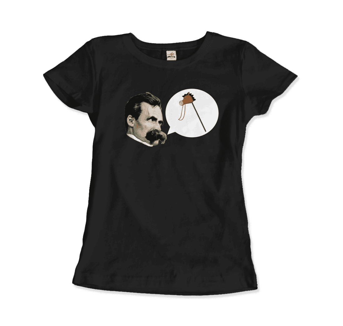 Friedrich Nietzche - Turin Horse Comic Style T-Shirt-14