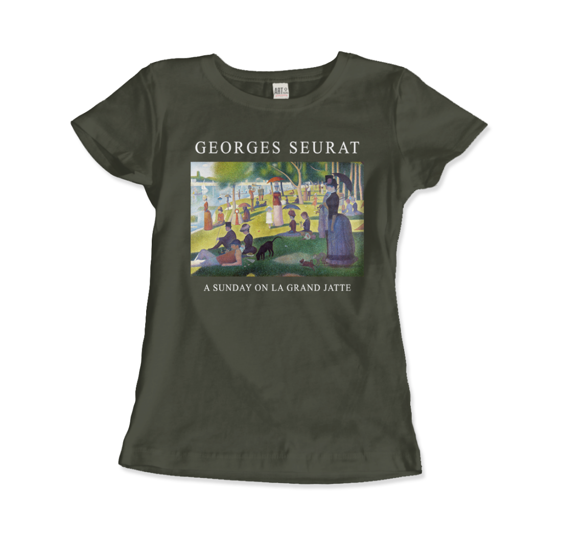 Georges Seurat - Sunday on La Grand Jatte Art T-Shirt-12