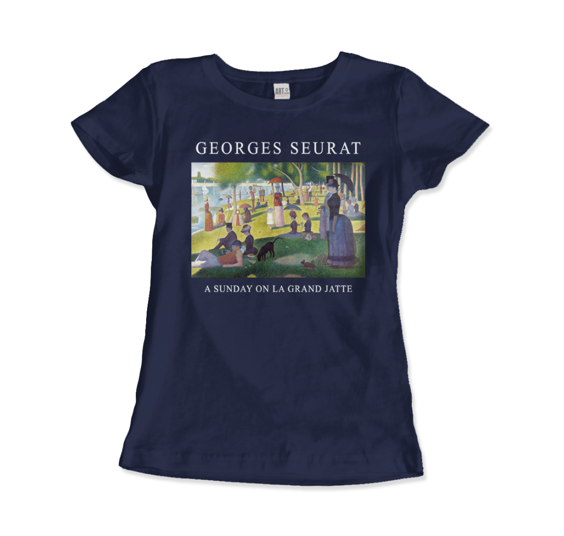 Georges Seurat - Sunday on La Grand Jatte Art T-Shirt-1