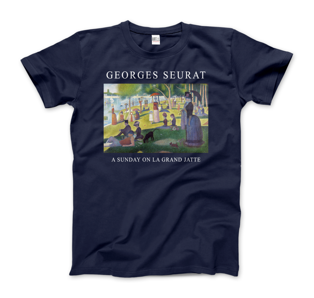 Georges Seurat - Sunday on La Grand Jatte Art T-Shirt-0