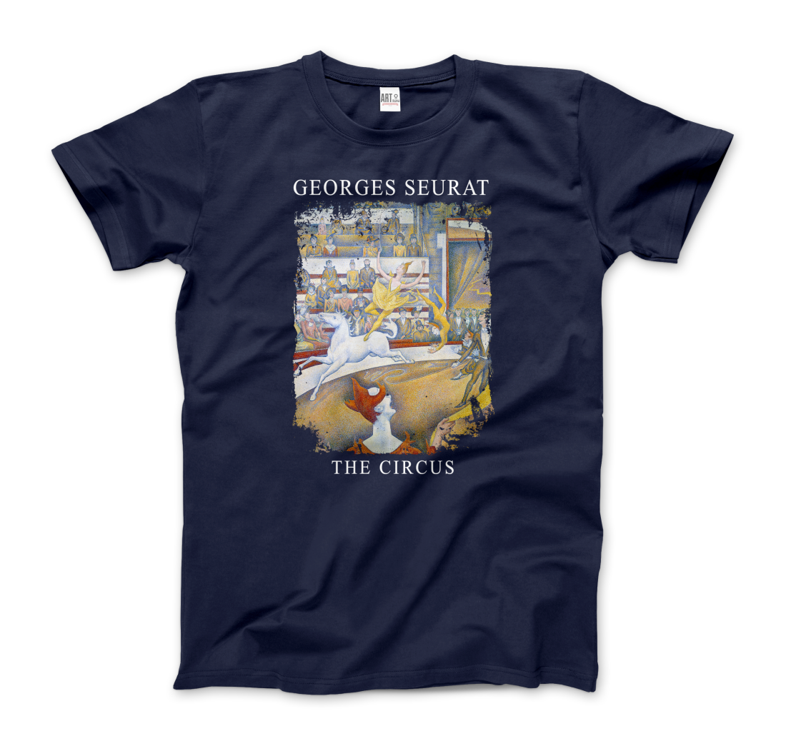 Georges Seurat - The Circus Artwork T-Shirt-6