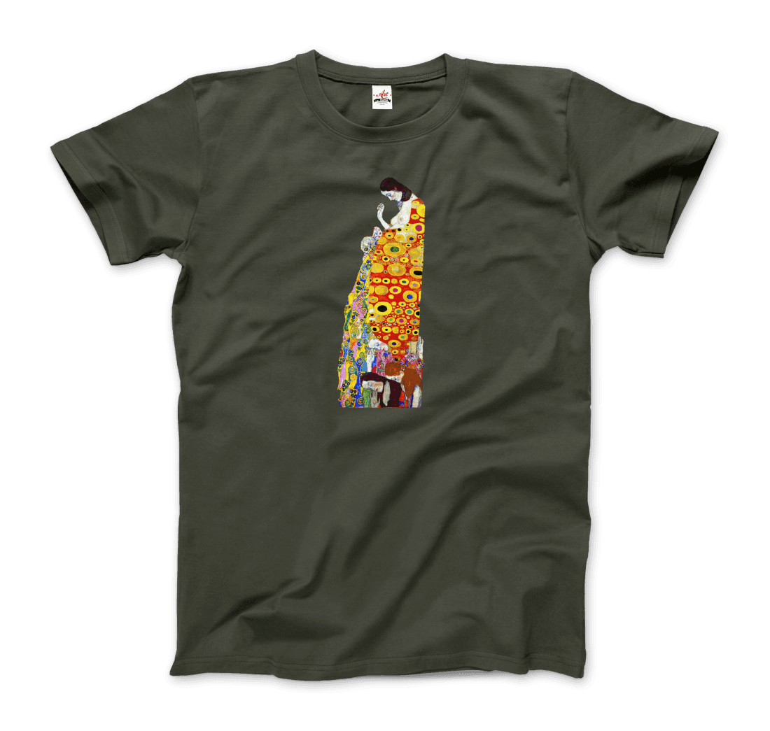 Gustav Klimt Hope II, 1908 Artwork T-Shirt-10