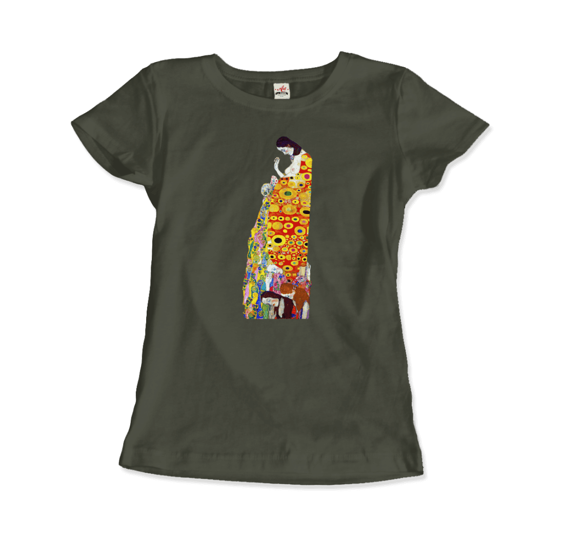 Gustav Klimt Hope II, 1908 Artwork T-Shirt-16