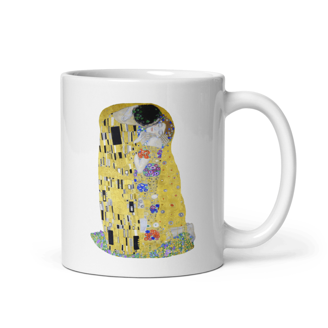 Gustav Klimt The Kiss (or The Lovers), 1908 Artwork Mug-2