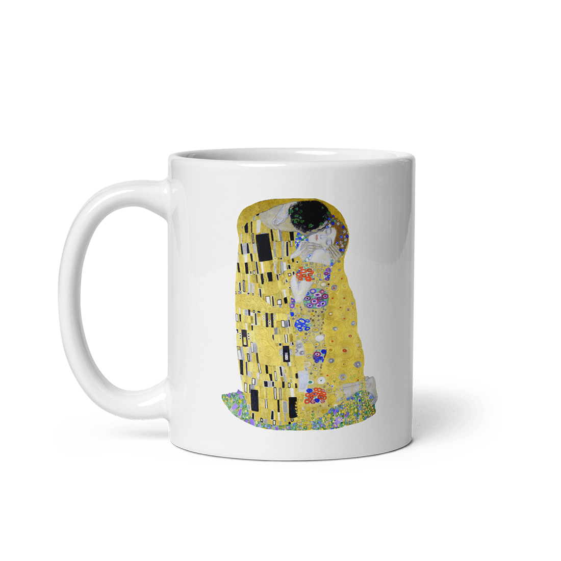 Gustav Klimt The Kiss (or The Lovers), 1908 Artwork Mug-0