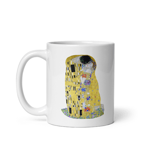 Gustav Klimt The Kiss (or The Lovers), 1908 Artwork Mug-0