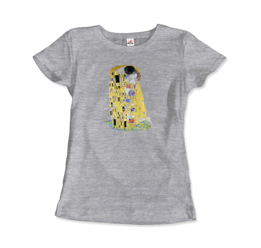 Gustav Klimt The Kiss (or The Lovers), 1908 Artwork T-Shirt-9